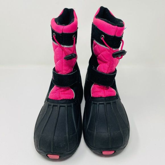 Totes Girls Waterproof Suede Rubber Boots - Picture 2 of 6